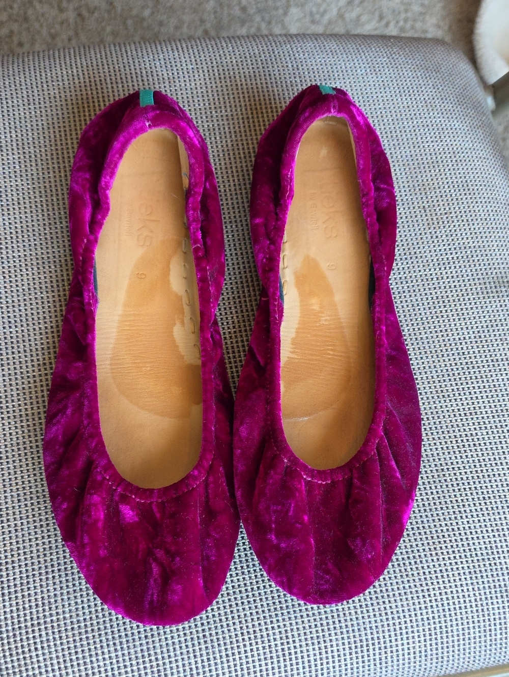 Tieks Size 9 Tyrian Limited Editions Flats